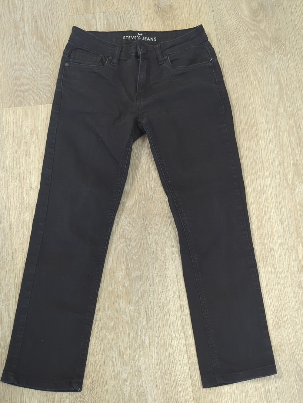 Steve's Jeans Black Slim Straight Jeans 10